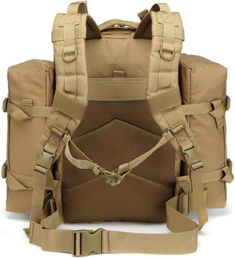 military tactical backpack with 2 detachable packs army assault pack large fieldline molle bag polyester tactical bag 4