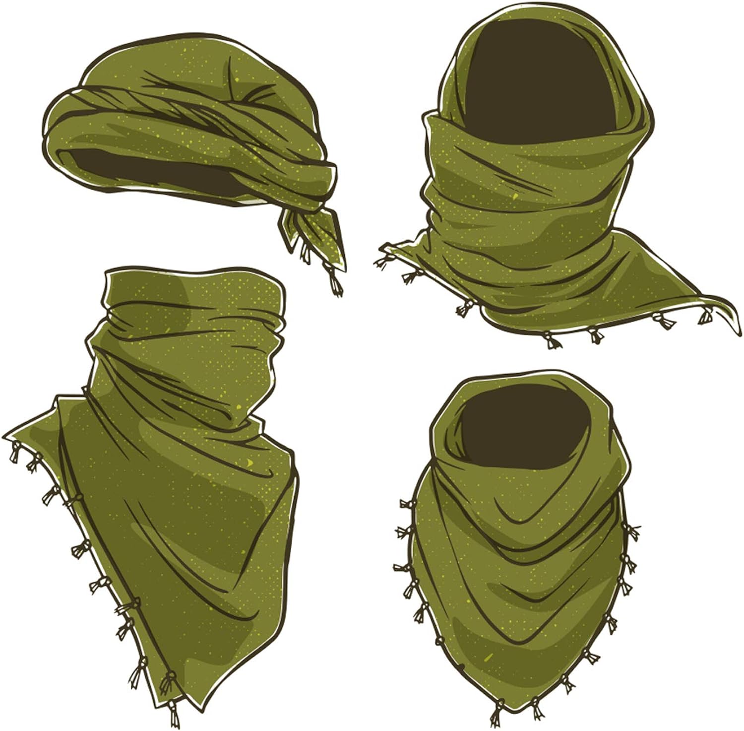 rothco shemagh tactical desert keffiyeh scarf 1