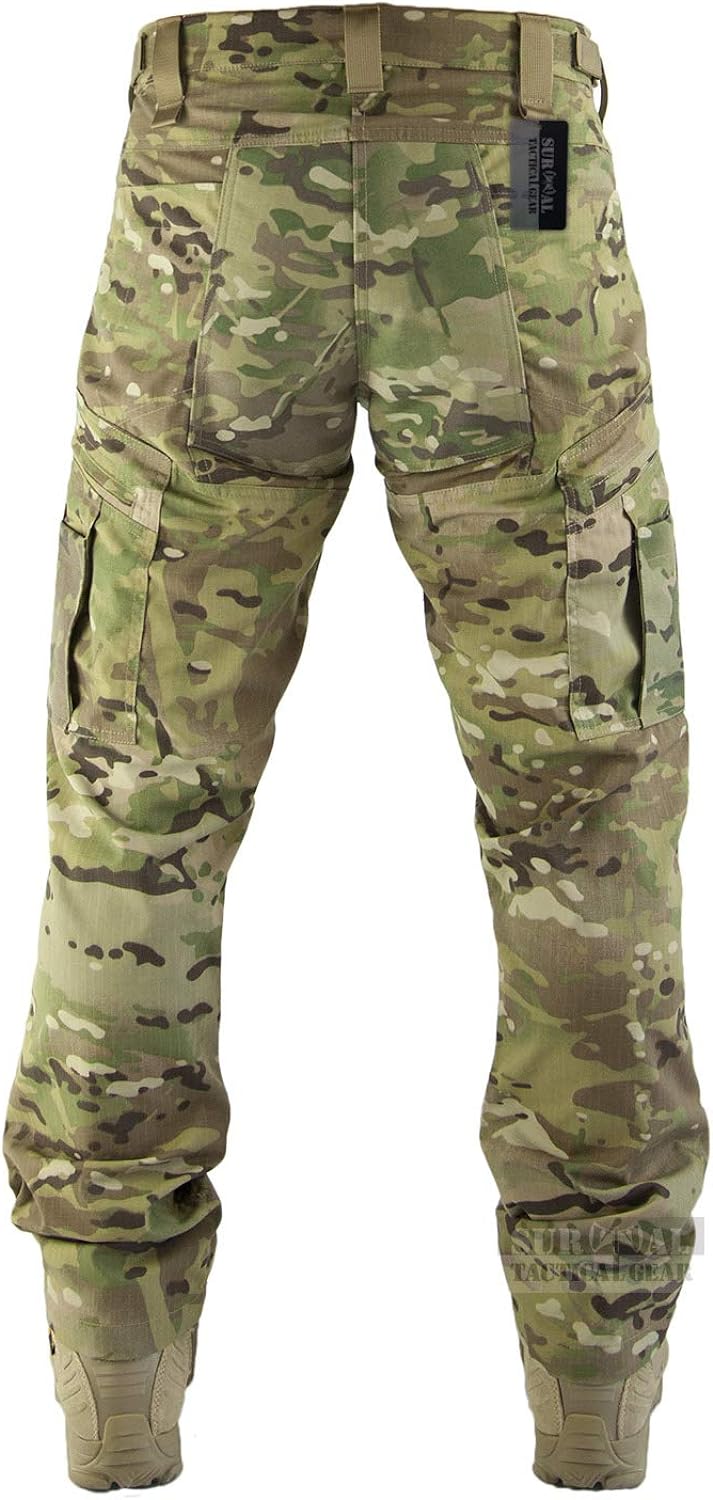 survival tactical gear combat pant motorcycle riding pants ripstop military camo trousers for camping hiking 3