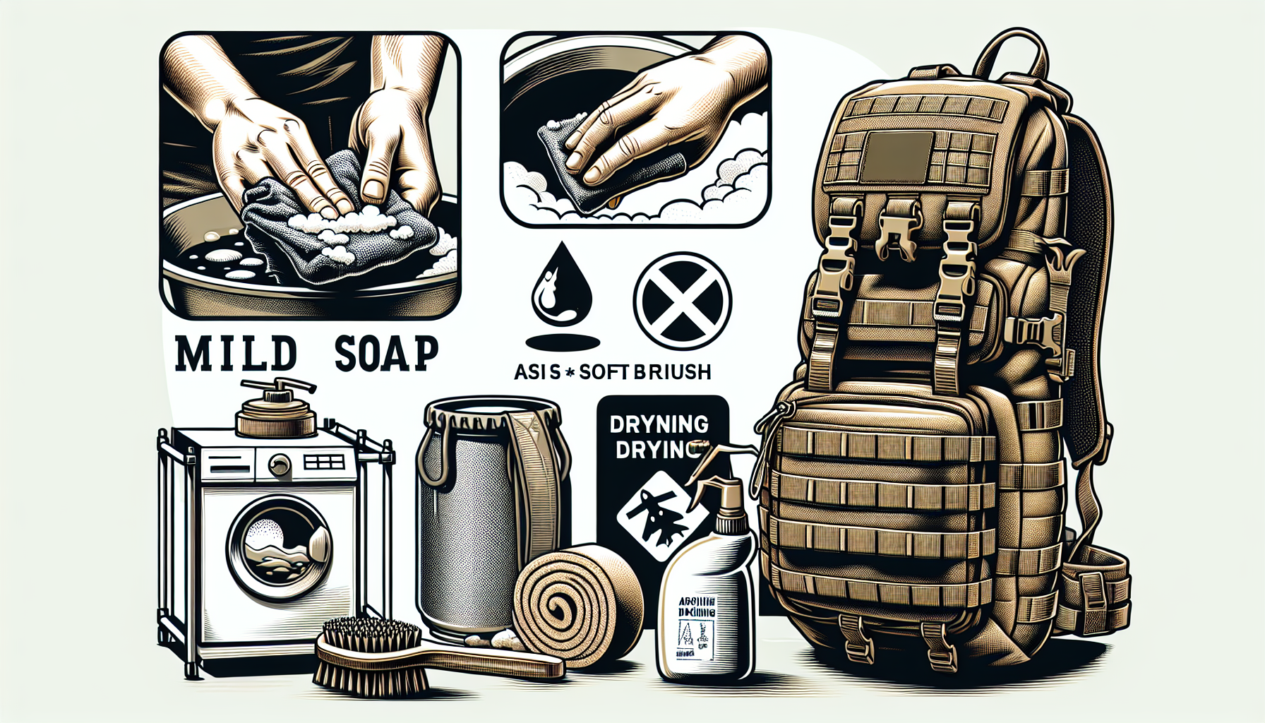 the dos and donts of cleaning and maintaining your tactical backpack 4